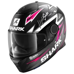Shark Spartan 1.2 Adrian Parassol Mat Zwart Antraciet Paars KAV Integraalhelm -Motorfiets Accessoires shark spartan 1 2 adrian parassol mat black anthracite purple kav 1