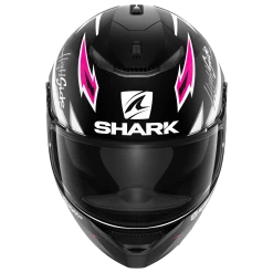 Shark Spartan 1.2 Adrian Parassol Mat Zwart Antraciet Paars KAV Integraalhelm