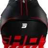 SHOT Furious Raw 3.0 Zwart Rood Mat Crosshelm