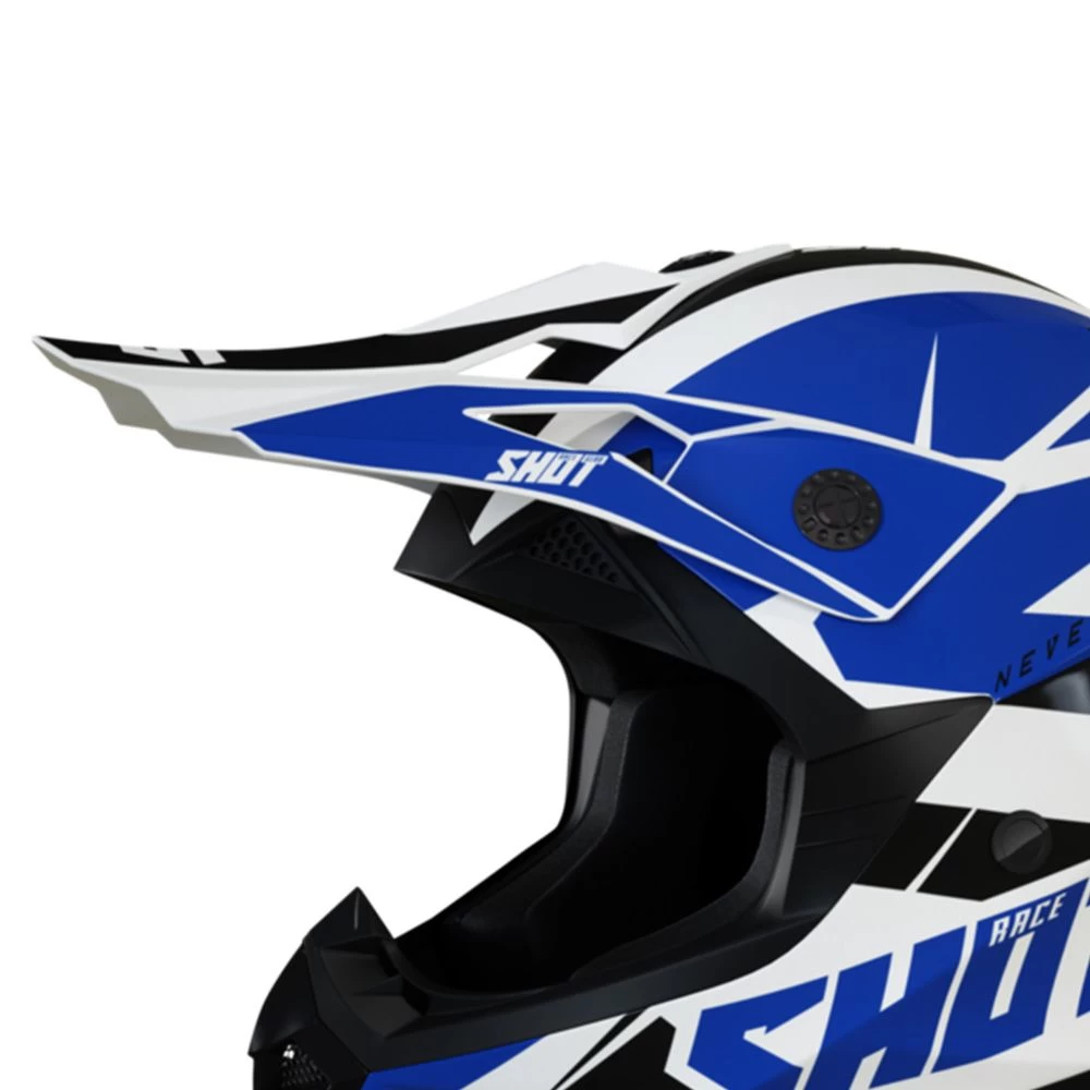 SHOT Peak Pulse Revenge White Blue Black Glossy 2 SHOT Peak Pulse Revenge White Blue Black Glossy - Afbeelding 2