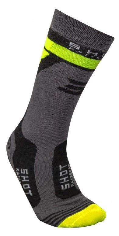 SHOT Race 2.0 Motorcycle Socks Neon Yellow 1 SHOT Race 2.0 Motorcycle Socks Neon Yellow
