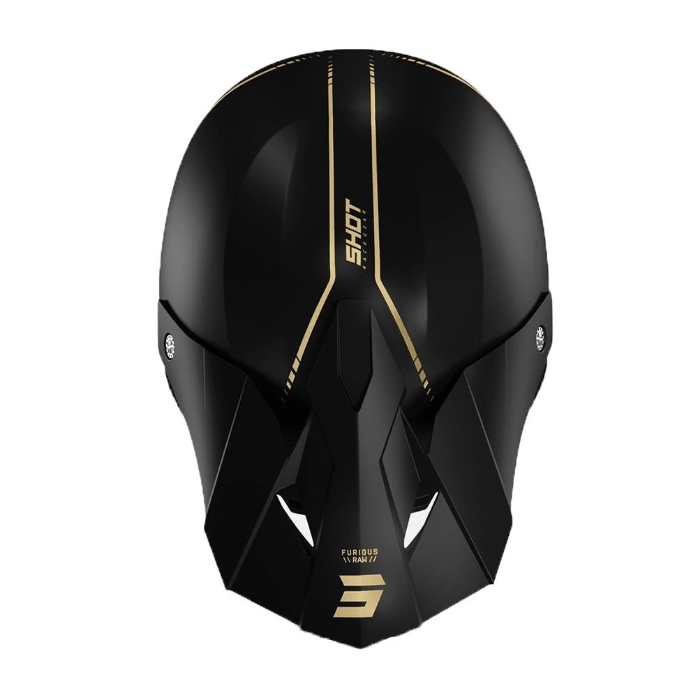 SHOT Peak Furious Raw 3.0 Black Gold Matt 2 SHOT Peak Furious Raw 3.0 Black Gold Matt - Afbeelding 2