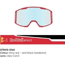 Motorfiets Accessoires -Motorfiets Accessoires spect red bull strive mx goggles single lens red black clear 2