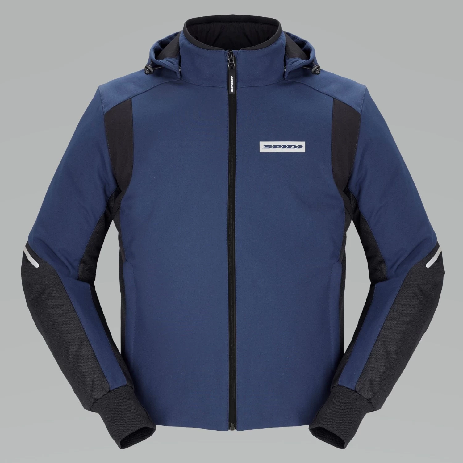 Spidi Hoodie Armor H2Out Black Blue 1 Spidi Hoodie Armor H2Out Black Blue