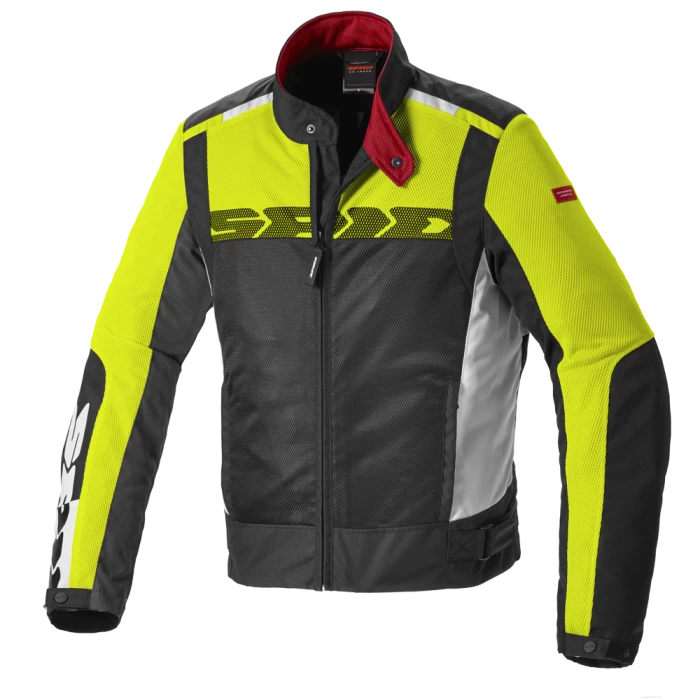 Spidi Solar Net Sport Fluo Yellow Jacket 1 Spidi Solar Net Sport Fluo Yellow Jacket