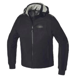 Spidi Hoodie Armor H2Out Black Motorcycle