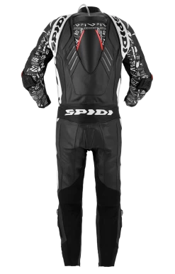 Spidi Track Replica Evo Black White One Piece Racing Suit -Motorfiets Accessoires spidi track replica evo black white one piece racing suit2