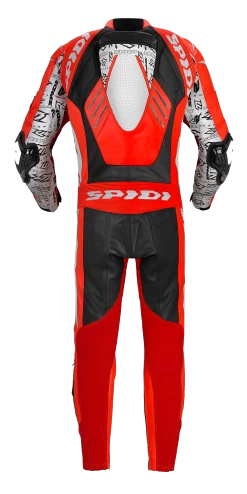 Spidi Track Replica Evo Rood Wit 1-Delig