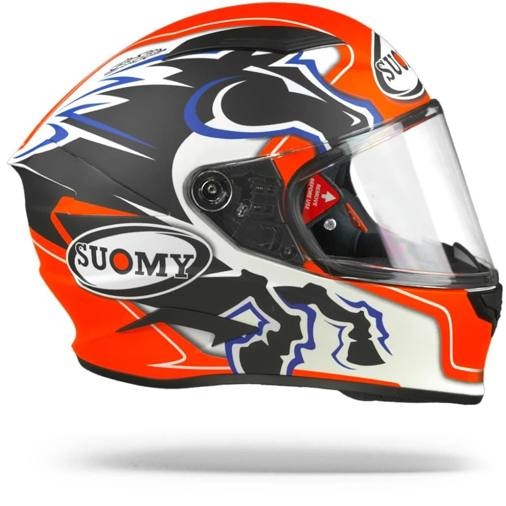 Suomy Speedstar Zerofour Mat Rood Wit Zwart Integraalhelm 2 Suomy Speedstar Zerofour Mat Rood Wit Zwart Integraalhelm - Afbeelding 2