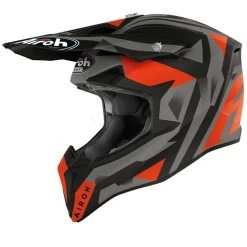 Airoh Wraap Sequel Oranje Mat Crosshelm