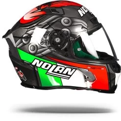 X-Lite X-803 M Melandri Replica 021 Integraalhelm -Motorfiets Accessoires xlite x803 scratched chrome melandri replica.29